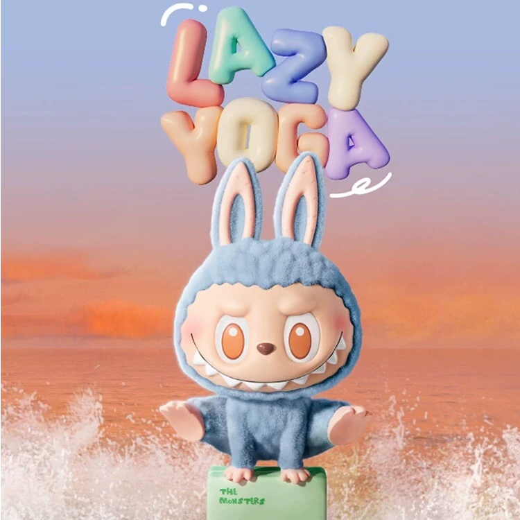【春秋潮玩】慵懒瑜伽系列盲盒THE MONSTERS礼物
