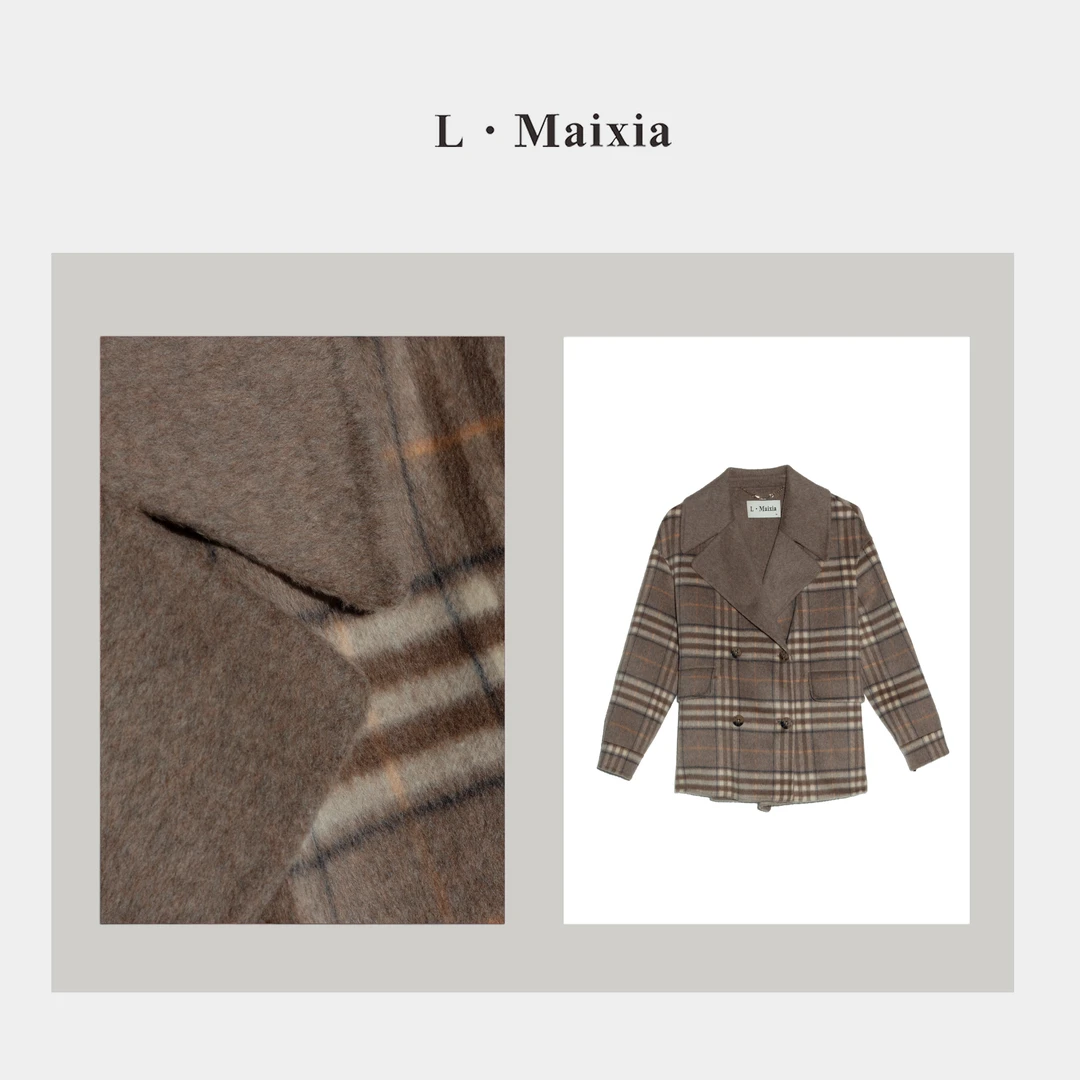 【邱莹莹专享】L.MAIXIA/露·玛莉先2024女士大衣D-12577