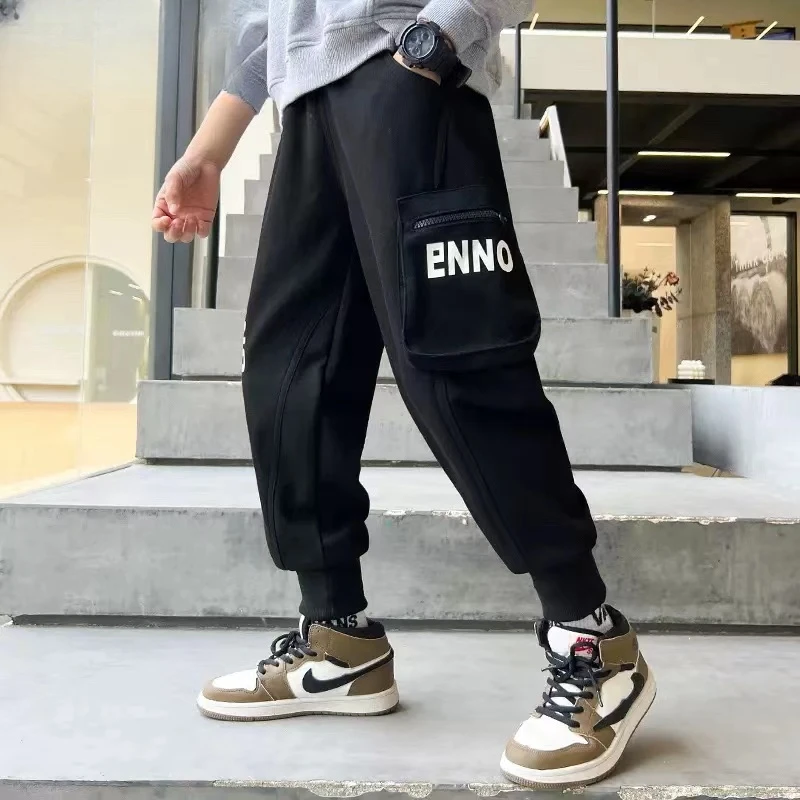 【LAOHE】KZ-832  休闲宽松 棉布长裤 韩版 洋气时尚百搭休闲长裤