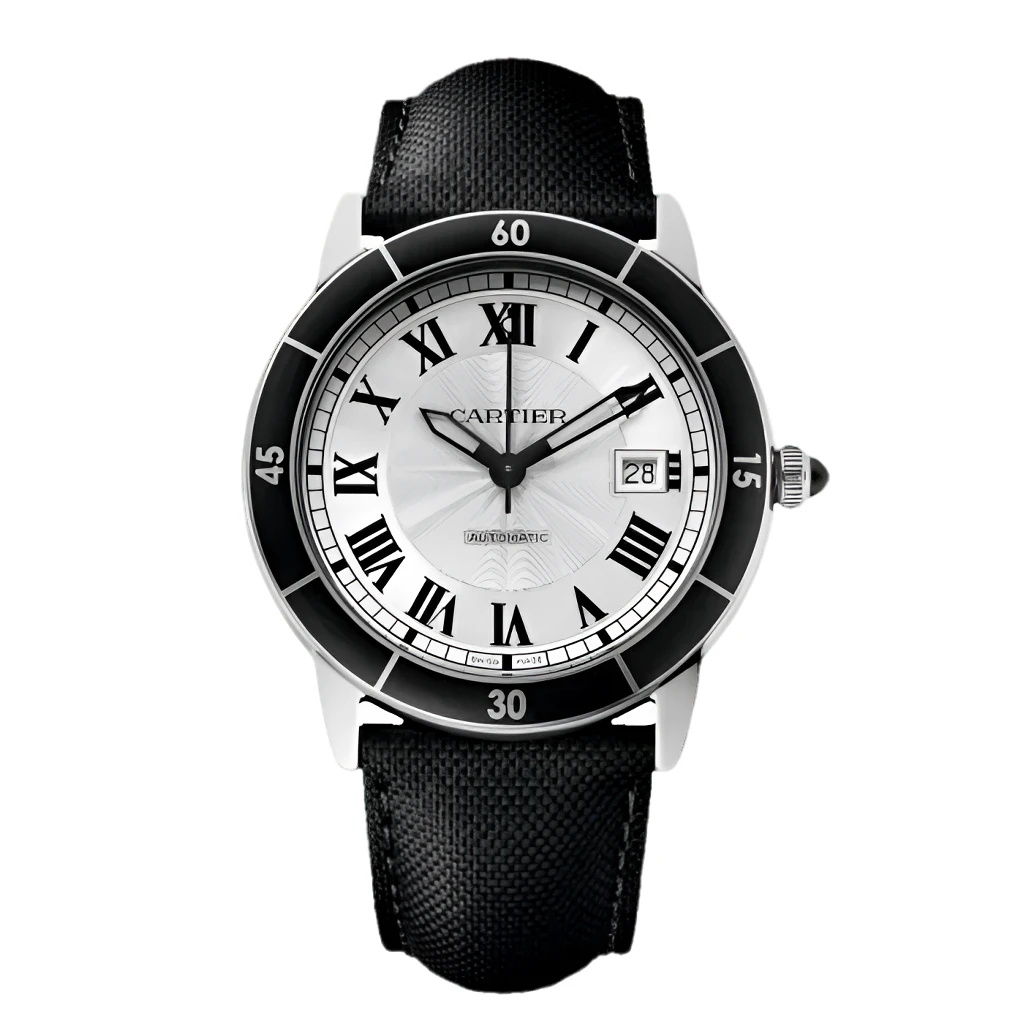 99新 Cartier/卡地亚 伦敦/WSRN0002/42mm白盘自动机械男款腕手表