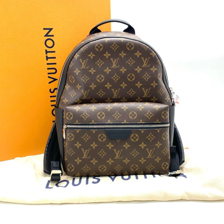 全新未使用 LouisVuitton/路易威登 棕老花discovery双肩包29/38