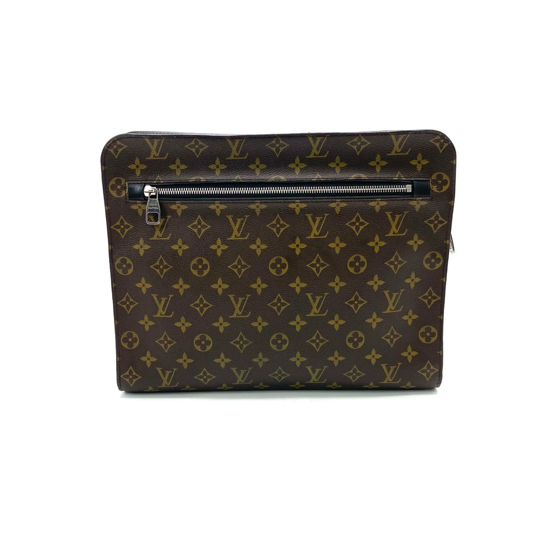 95新 LouisVuitton/路易威登 老花大号信封手拿包 尺寸35/26