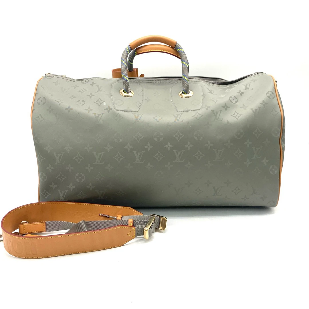 99新 LouisVuitton/路易威登 限量钛合金keepall50旅行袋 50/29