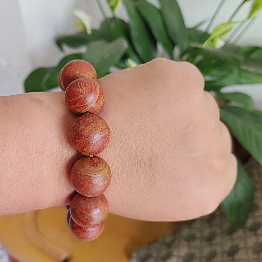 泗水砭石卡18手串