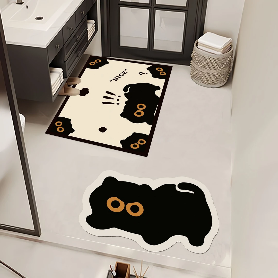 脚垫吸水速干地垫橡胶垫进门口垫子卫生间防滑宠物垫卫浴垫洗澡间