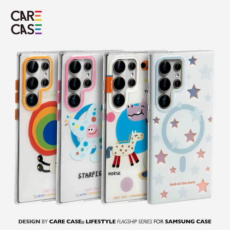 CARECASE 创意印花系列磁吸手机壳 适用于三星s24 s25 Ultra 原创