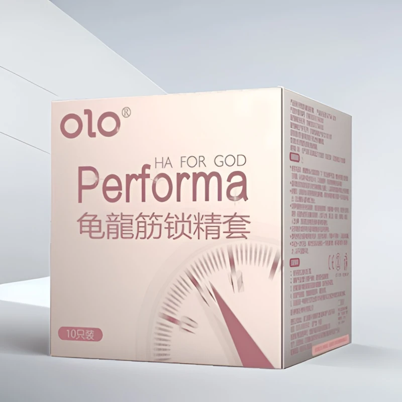 OLO玻尿酸避孕套 超薄隐形螺纹浮点颗粒套套 超润滑安全套零感