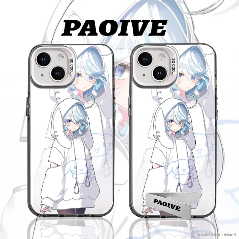 芙宁娜适用于创意小众可爱苹果16华为一加op小米手机防摔壳Paoive