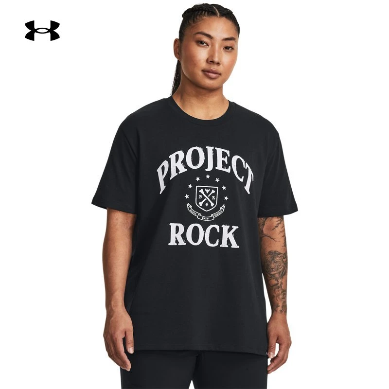 【尤莱特穿搭】UAProject Rock强森Campus情侣运动短袖T恤1382175