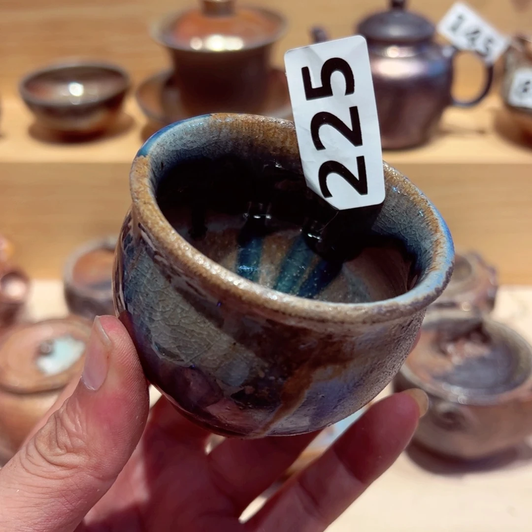 柴烧茶具陶瓷杯子