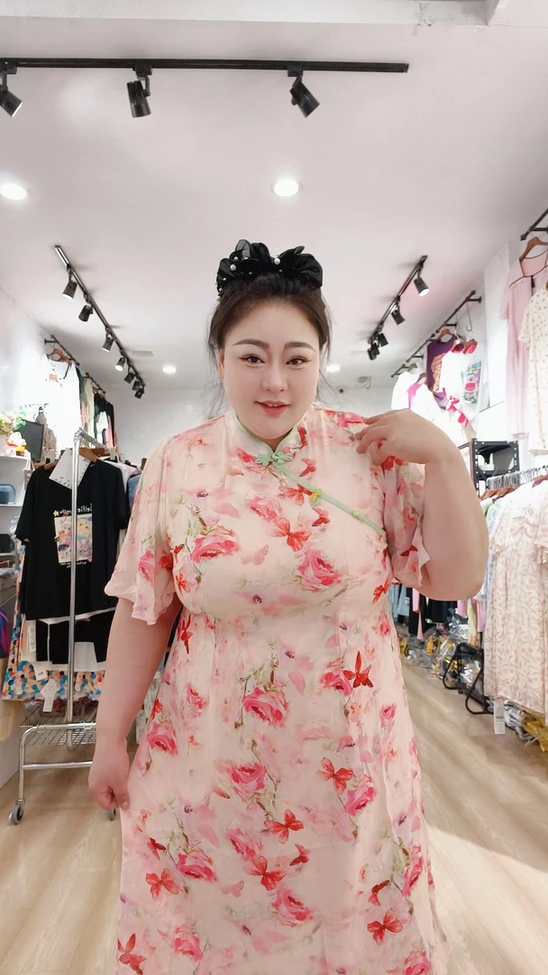 24821国风连衣裙