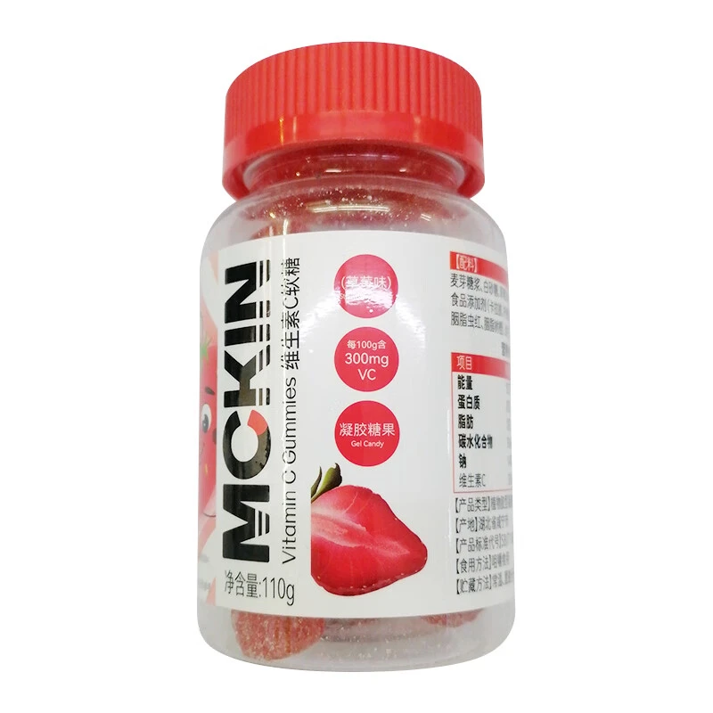 Mckin/麦金利维生素C软糖草莓味110g/瓶