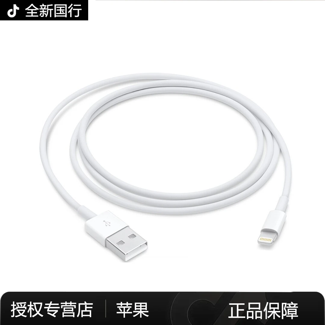 Apple/苹果USB数据线iPhone7/6/8/X原装正品充电线充电头通用快速