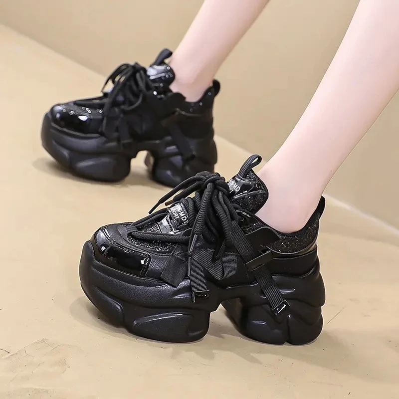 春秋季鞋子女2024新款爆款百搭老爹鞋女ins超火厚底休闲运动旅游