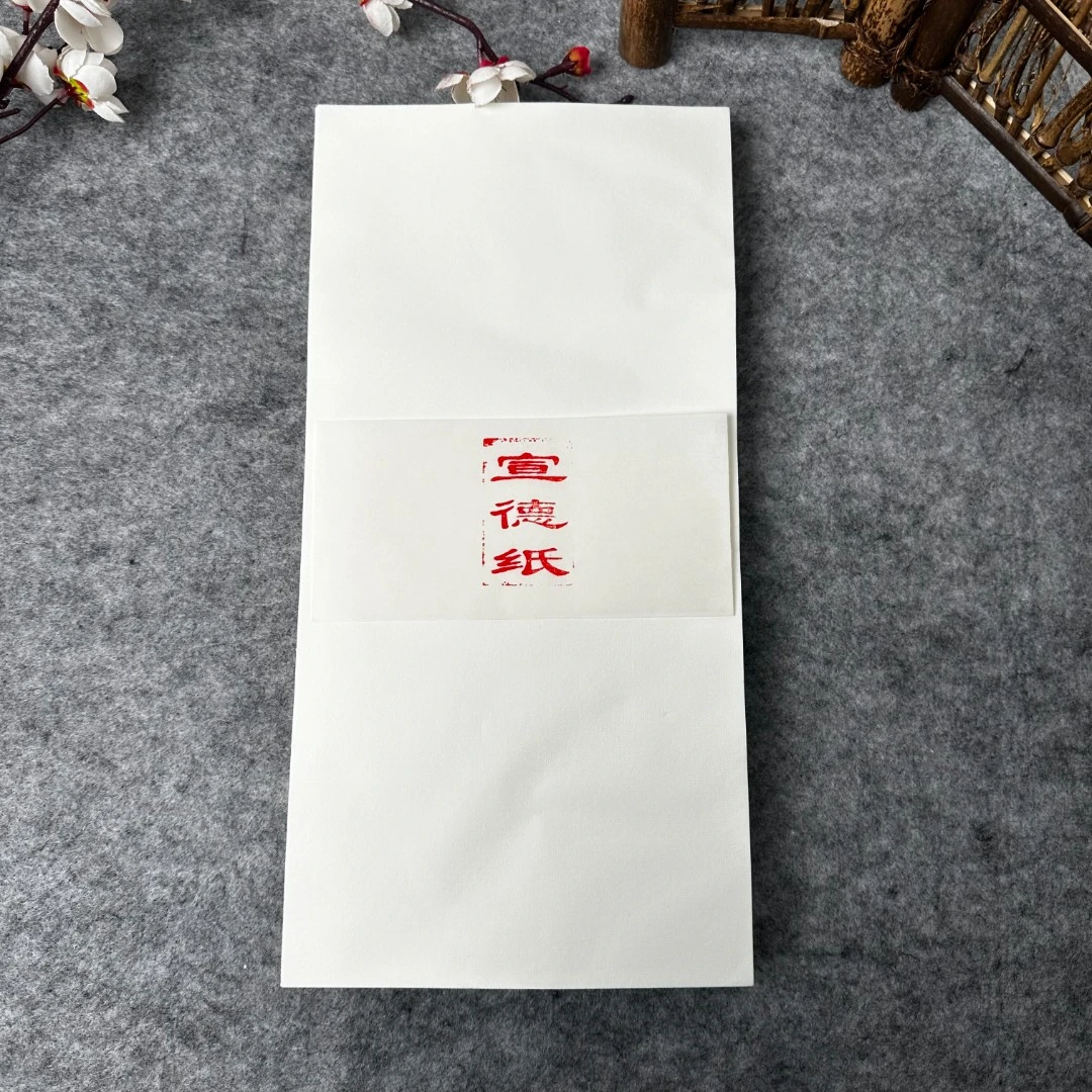 景阳阁明代名纸宣德笺白色半生半熟作品宣纸毛笔字专用行书隶书纸