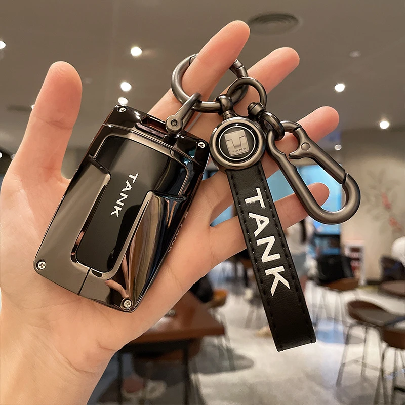 新款500hi4t坦克钥匙壳坦克300钥匙套赛博坦克车专用高档金属壳扣