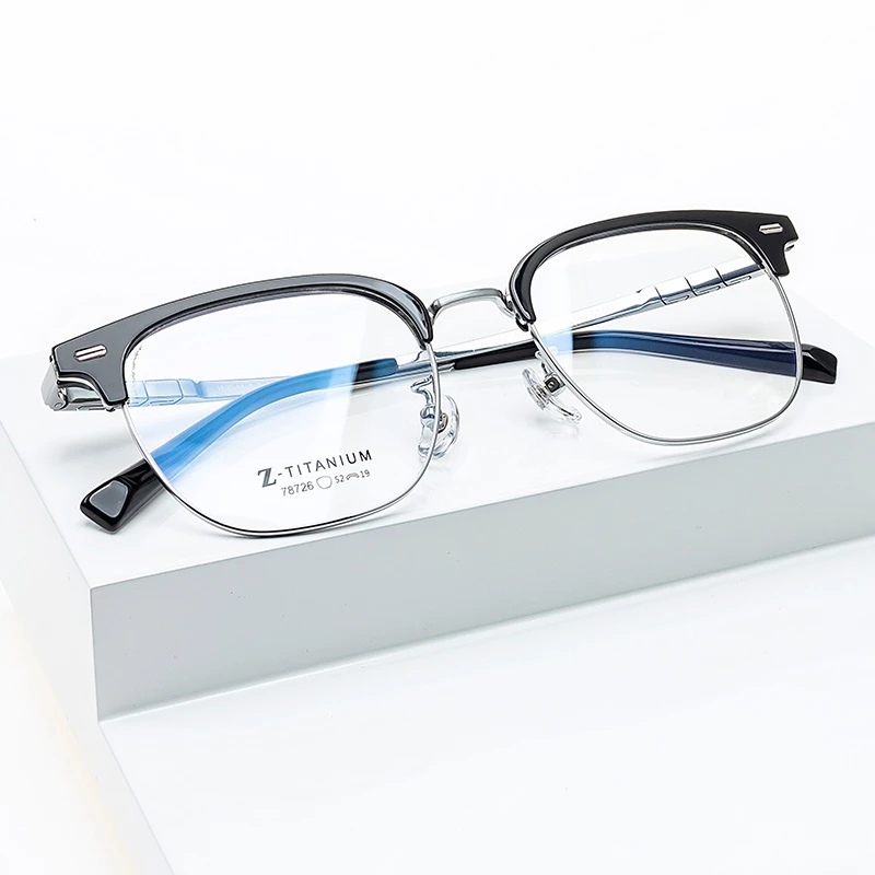 【Z钛高货】男士超轻钛架防辐射蓝光全框简约近视眼镜可配高度数