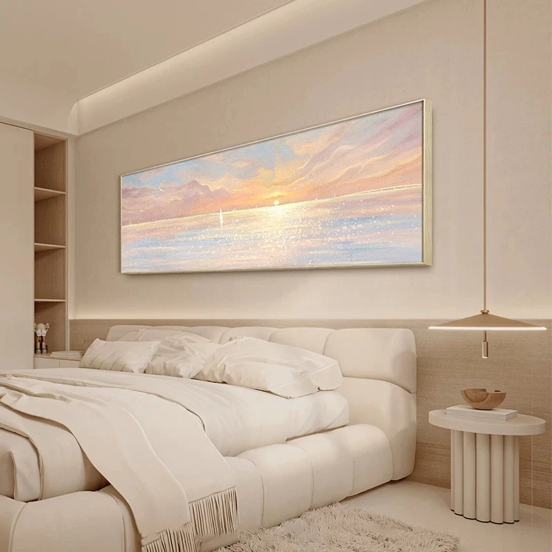 砂岩床头装饰画沙发背景画