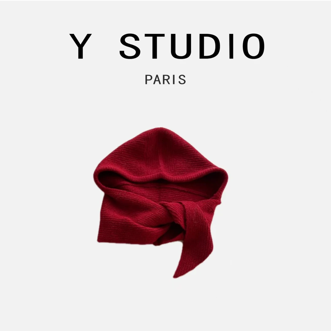 Y.STUDIO巴拉法克毛羊毛混纺软糯亲肤大帽檐
