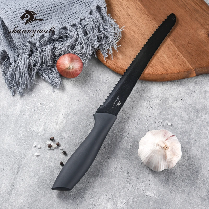 面包刀蛋糕烘焙吐司切片刀不锈钢锯齿刀不掉渣切三明治专用刀