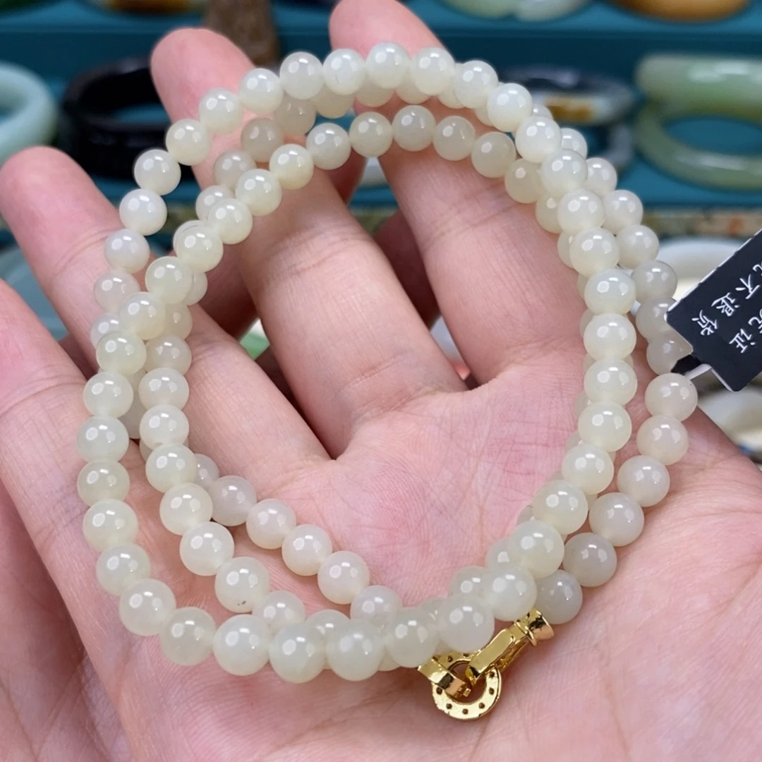 和田玉手串未镶嵌