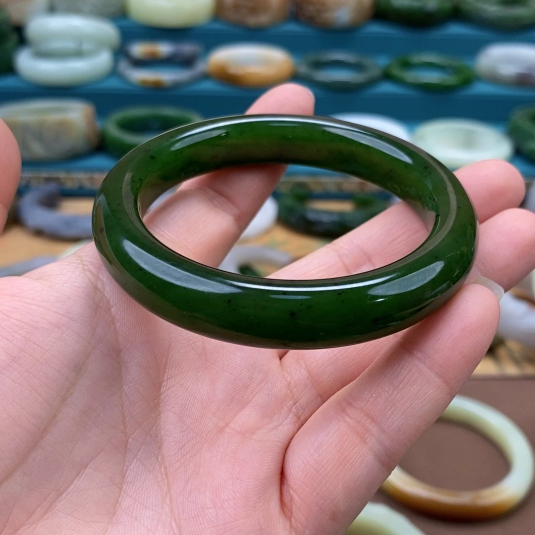 和田玉手镯57.5未镶嵌