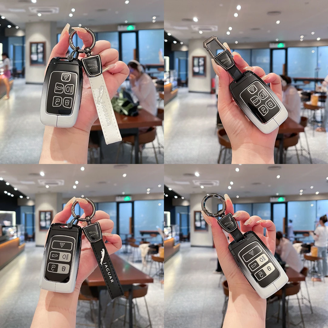 【21号】捷豹钥匙包黑白渐变锌合金保护套XFLXEL捷豹EPACE钥匙壳