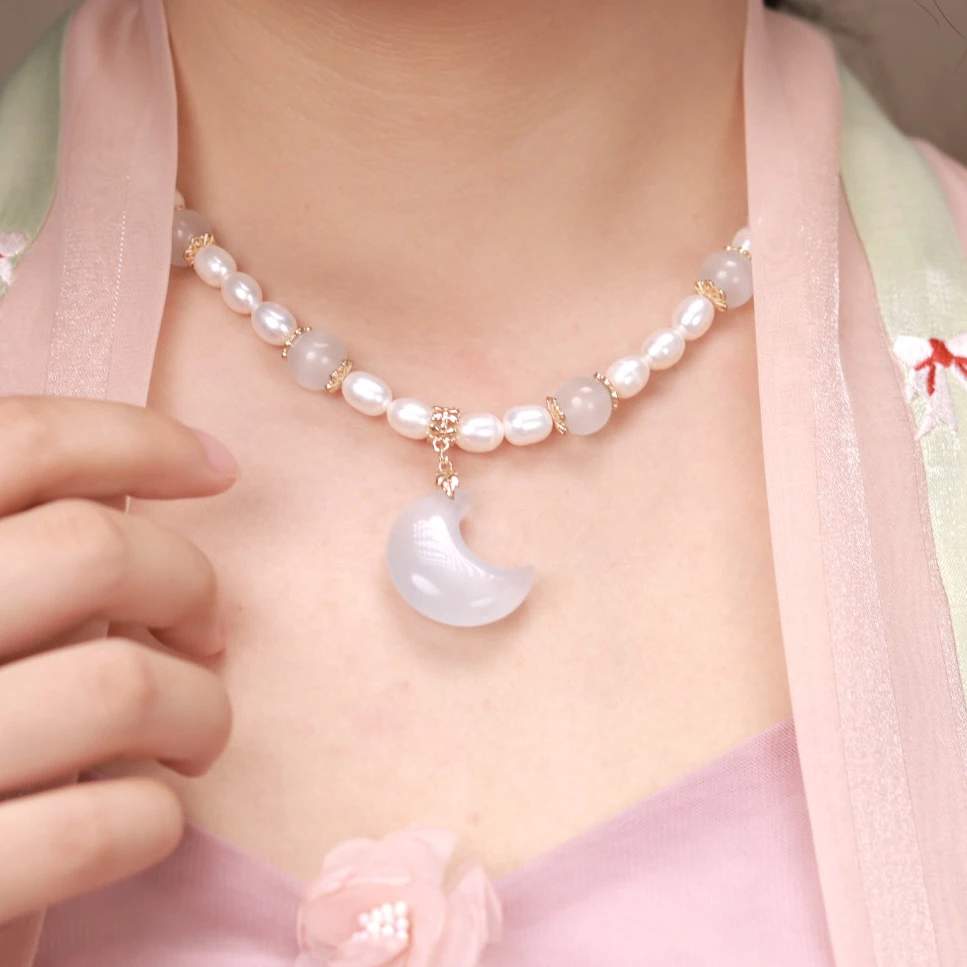 花小烟【星悦】中长璎珞春夏百搭汉服旗袍古风配饰国风配饰