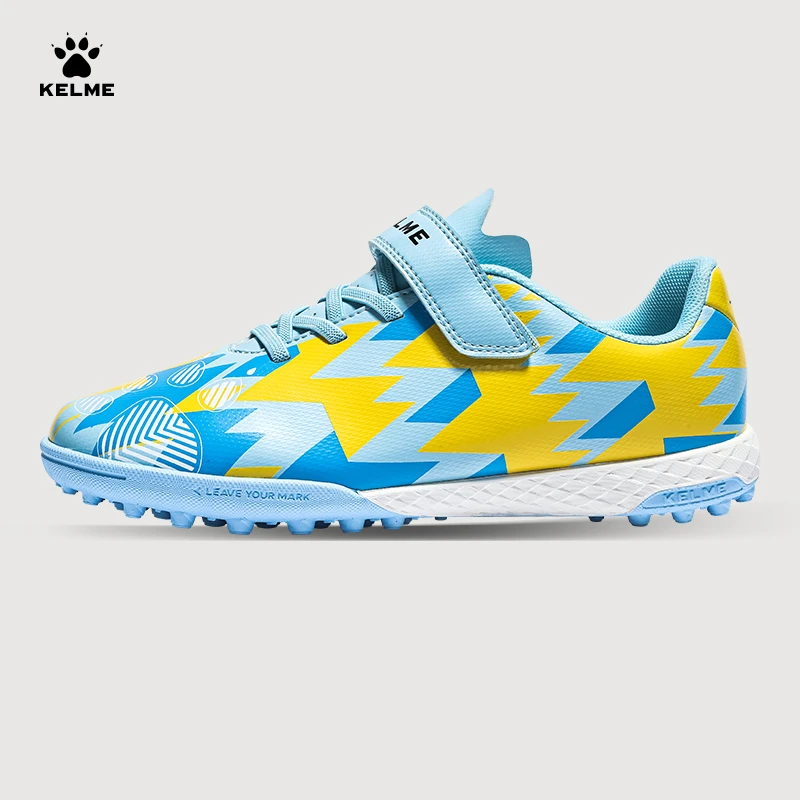 【流光风儿童足球鞋】卡尔美精选男童透气碎钉女小学生青少年训练