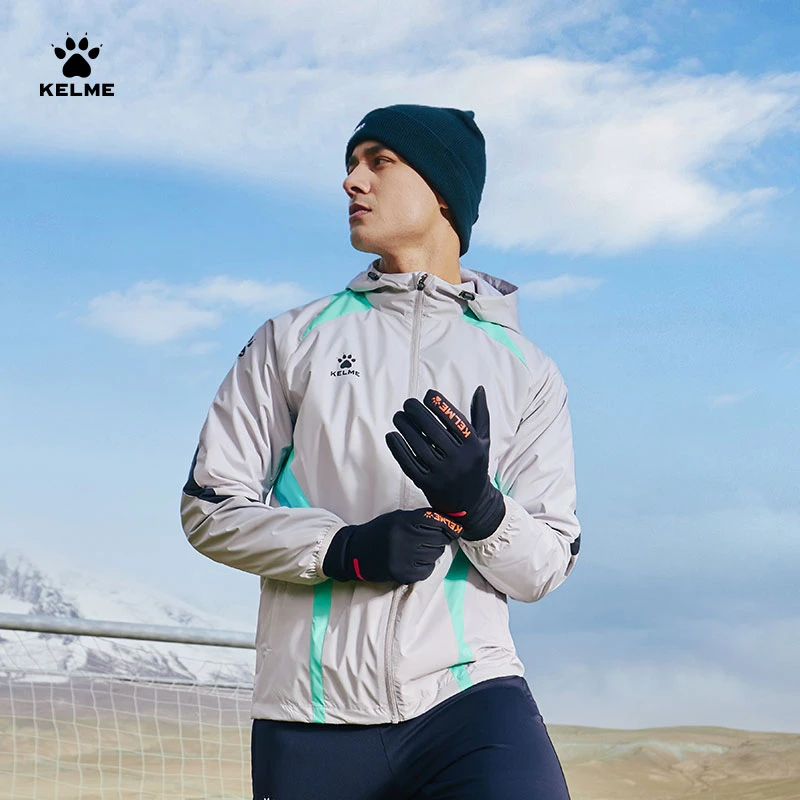 卡尔美旗舰店户外风雨衣防风防泼外套2024新款运动连帽梭BX男士