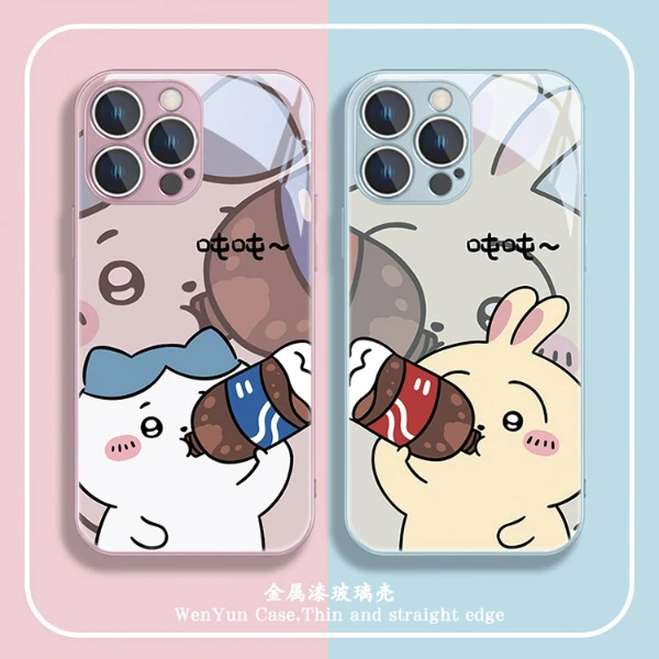 适用苹果15/华为pura70/小米/oppo/vivo网红乌萨奇小八创意手机壳