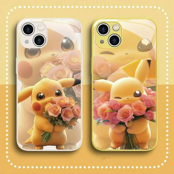 适用苹果/华为/小米/oppo/vivo卡通趣味创意可爱皮卡丘爆款手机壳