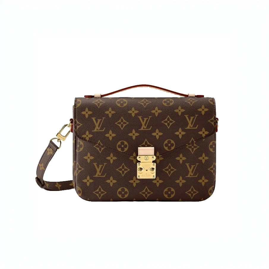 未使用 LouisVuitton/路易威登 老花邮差包/单肩包斜挎包/友奢