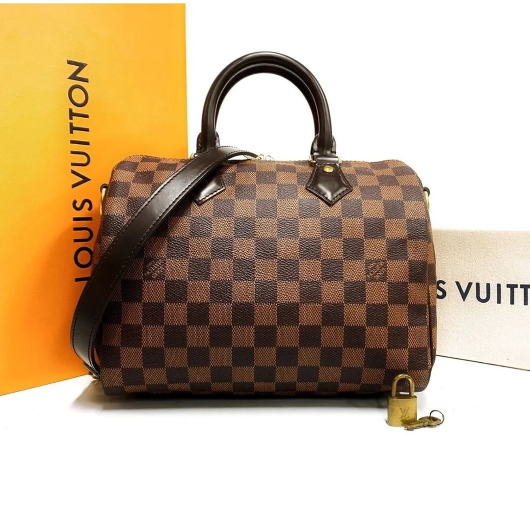 99新 LouisVuitton/路易威登 /棋盘格肩带/斜挎单肩包/甄选