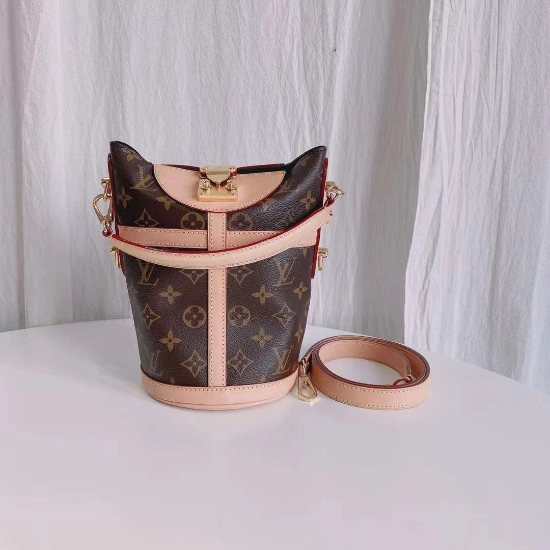 99新 LouisVuitton/路易威登 老花薯条包/斜挎包单肩包/友奢