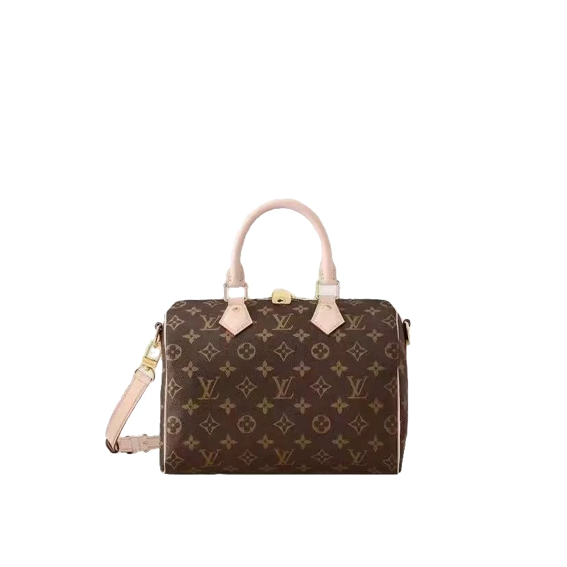 未使用 LouisVuitton/路易威登 肩带款speedy25/斜挎单肩包/友奢