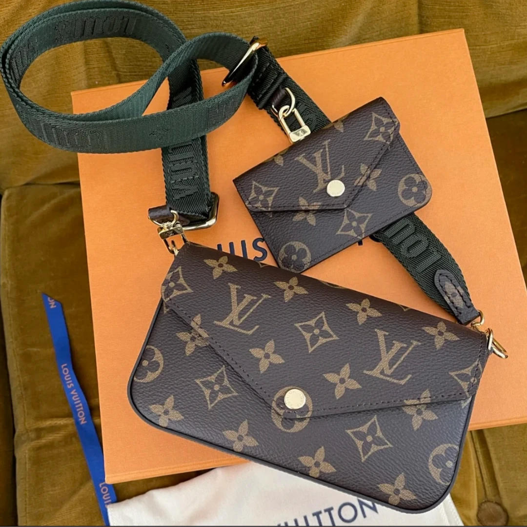 99新 LouisVuitton/路易威登 新款三合一/斜挎包/友奢