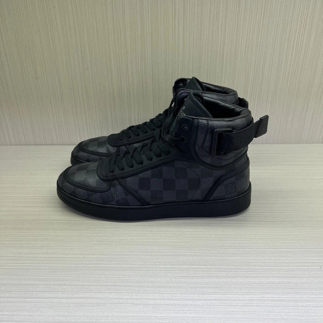 90新 LouisVuitton/路易威登 41码/棋盘格高帮板鞋/9250299
