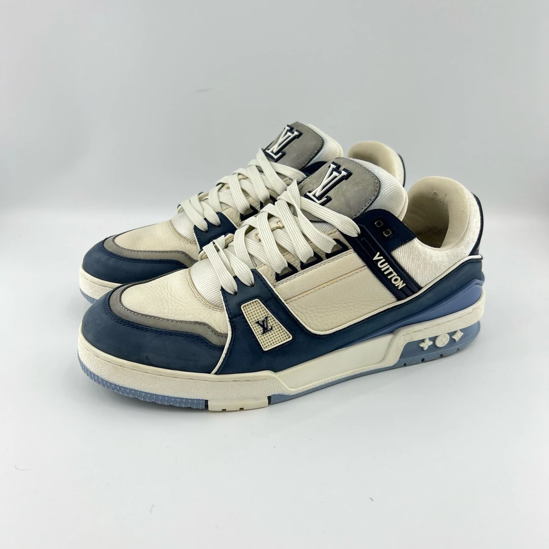 95新 LouisVuitton/路易威登 42.5码/trainer皮革板鞋/10378158