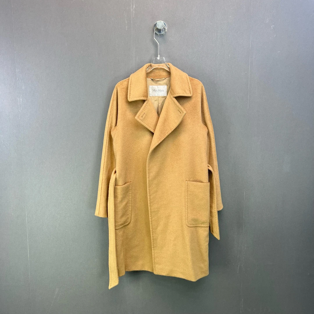 99新 MaxMara 160/84a/简约长款大衣/10500631