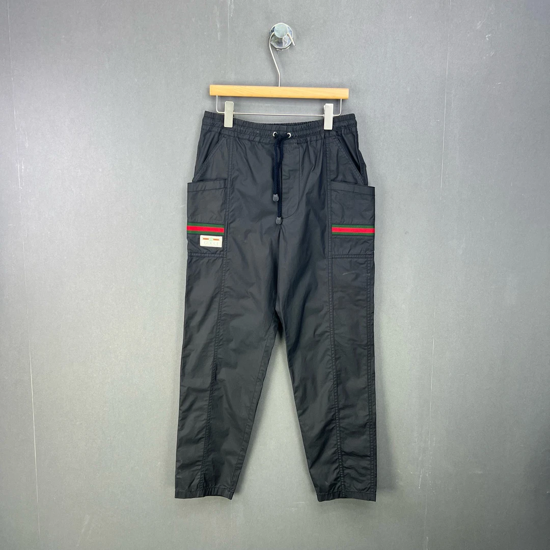 95新 GUCCI/古驰 46码/logo标贴修身休闲裤/9132826