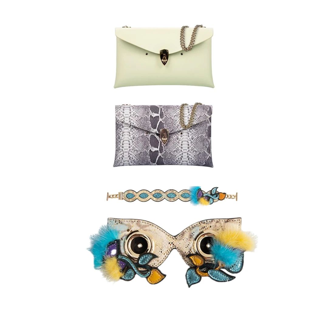 WANACCESSORY万蔻新粉丝福利套组手提/单肩/斜跨包（包包+面具）