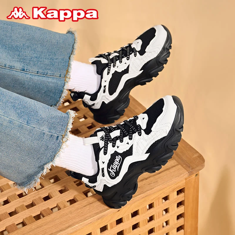 Kappa卡帕老爹鞋经典复古潮流时尚百搭耐磨防滑休闲鞋K0D85MC30CJ