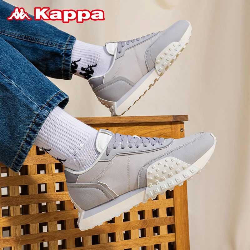 Kappa/卡帕Kappa复古跑步鞋休闲鞋男鞋情侣鞋防滑运动鞋K0DW5MM08