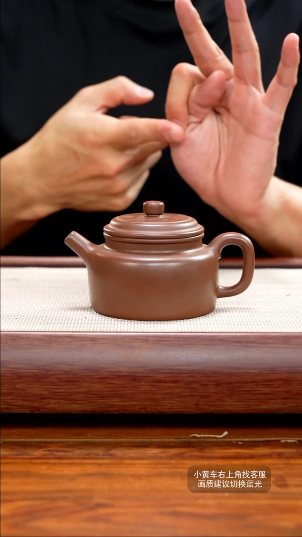 【闪购商品】紫砂茶壶19号底槽清【德钟】200CC