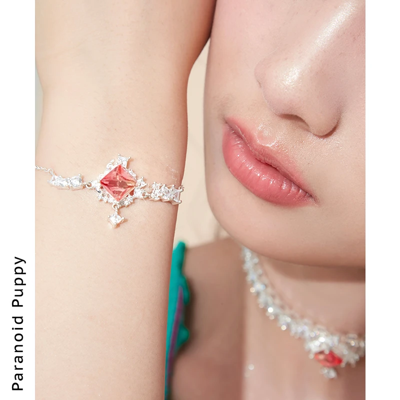 铜合金锆石手链 《浮玉》宫廷风高级感重工轻奢手链