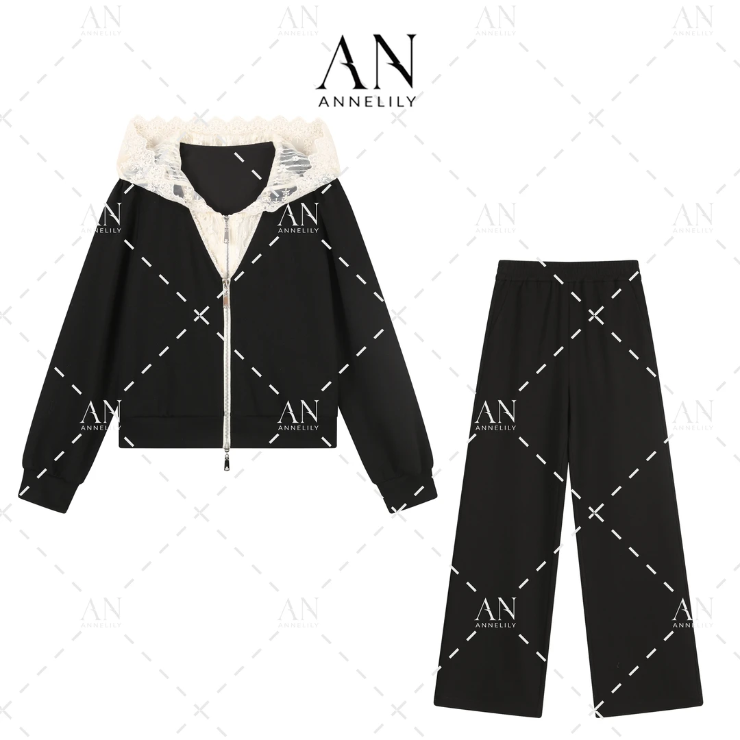 ANNELILY【清晗 】2024年新款套装58004