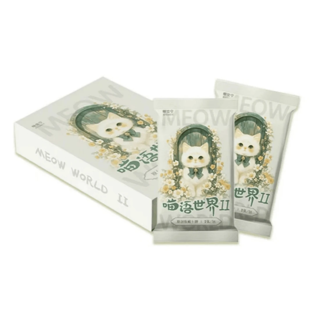啾楽堂《喵语世界》第二弹 原创收藏卡牌盲盒（默认代拆）