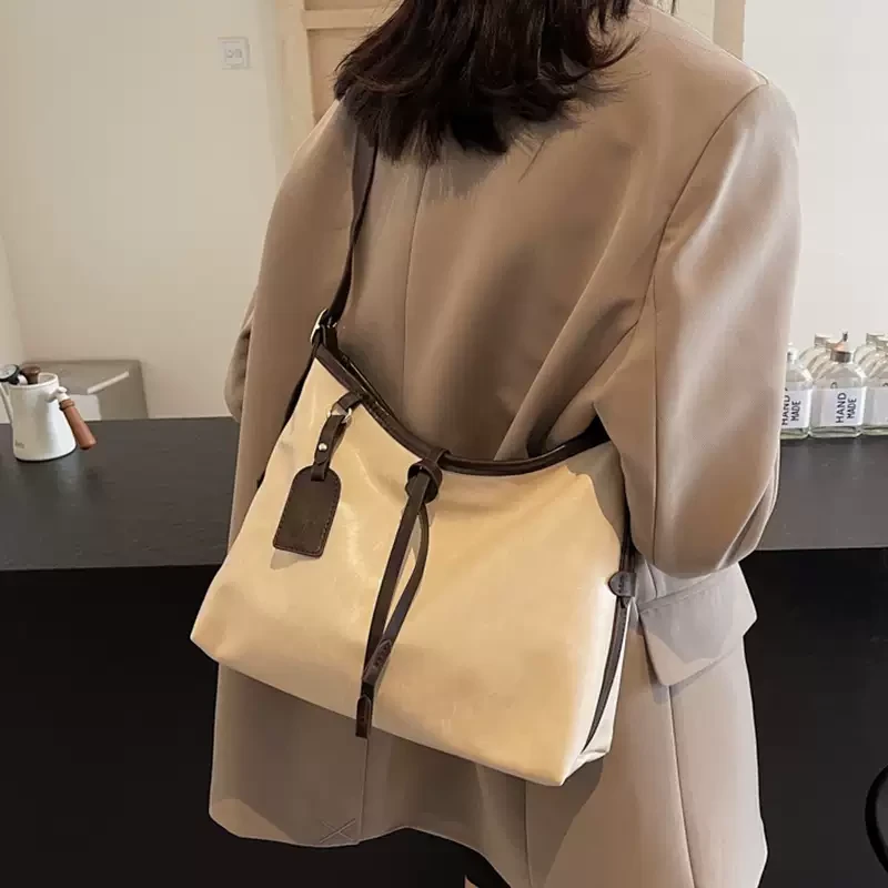 复古包包女托特包大容量秋冬可斜挎2024新款休闲高级感上班通勤包