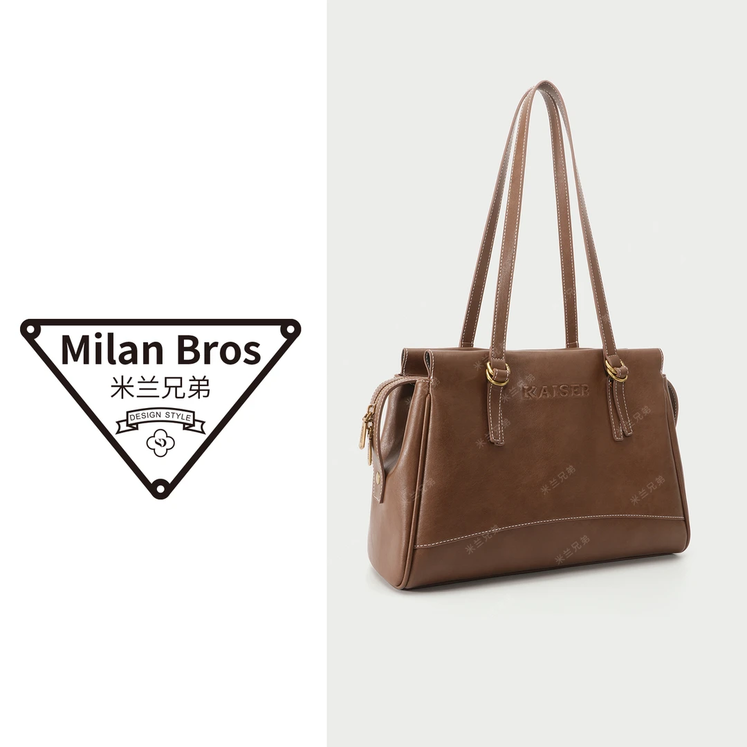 KAISER/凯撒[米兰兄弟]轻奢时尚百搭休闲经典单肩包5376